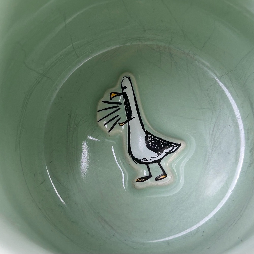 Disney Parks Finding Nemo Seagulls Mugs Mine Mine Raised 3D Coffee Mugs Set of 2 - Picture 7 of 10